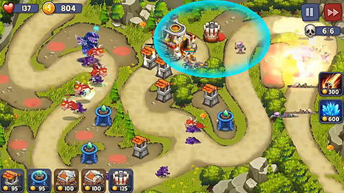 Kingdom defense: Tower wars TD - Android game screenshots.