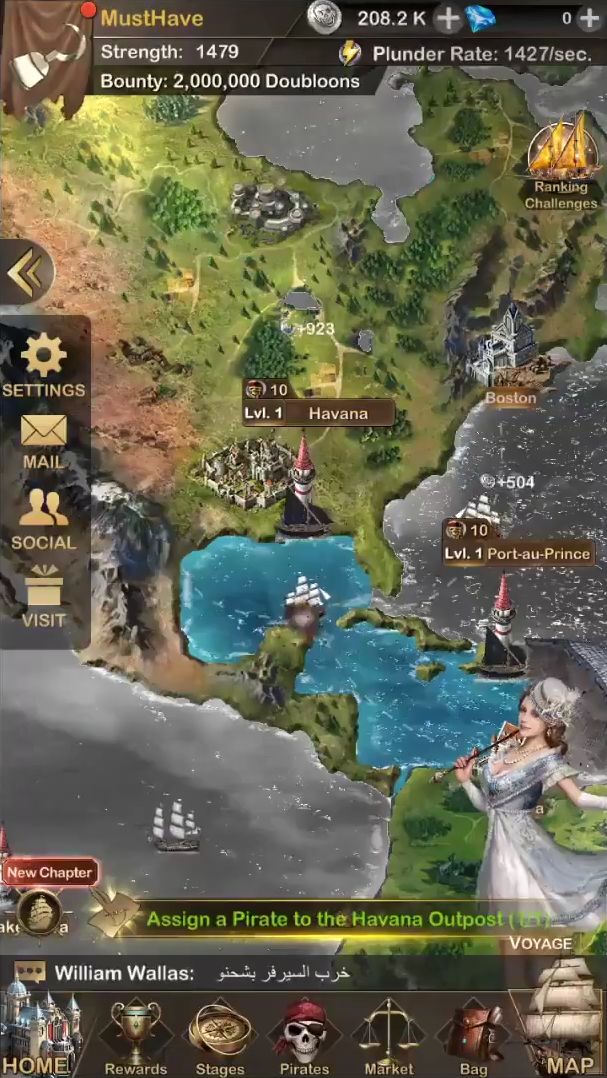Kingdom of Pirates - Android game screenshots.