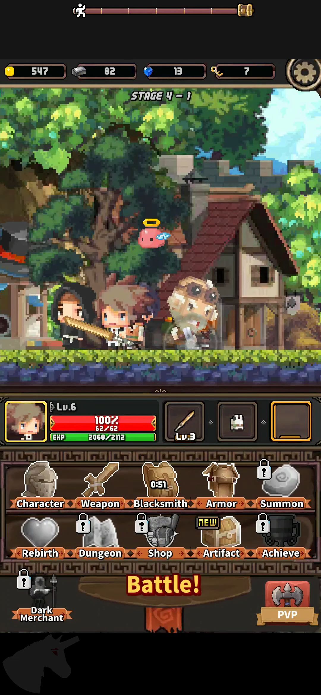 Kingdom Warrior - IDLE RPG - Android game screenshots.
