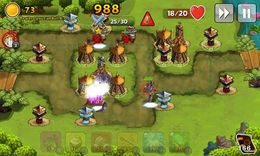 Gameplay of the Kingdom defense: Chaos time for Android phone or tablet.