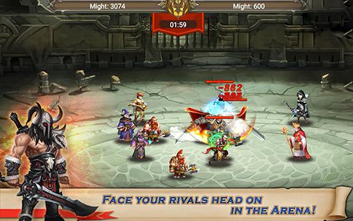Gameplay of the Kingdom legends for Android phone or tablet.