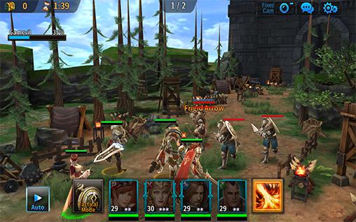Gameplay of the Kingdom of war for Android phone or tablet.