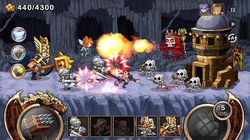 Gameplay of the Kingdom wars for Android phone or tablet.