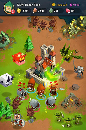 Kingdoms of heckfire - Android game screenshots.