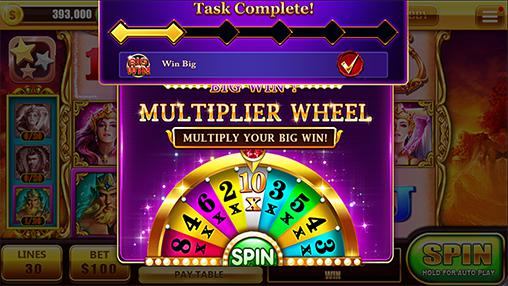 Gameplay of the Kingslots: Free slots casino for Android phone or tablet.