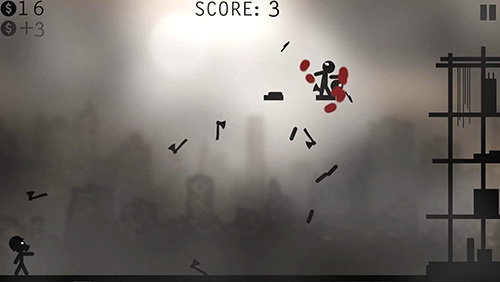 Knife attacks: Stickman battle - Android game screenshots.