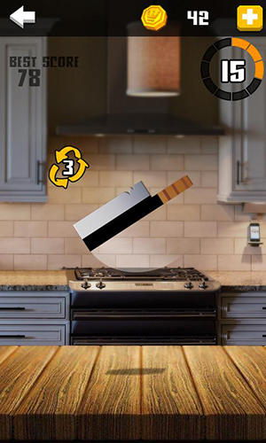 Knife flip - Android game screenshots.