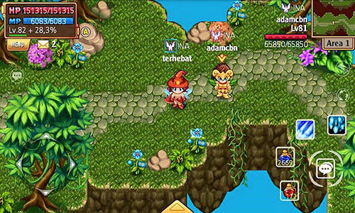 Knight and magic - Android game screenshots.