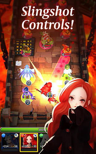 Gameplay of the Knight slinger for Android phone or tablet.