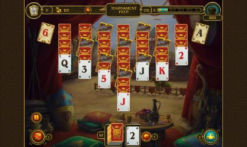 Gameplay of the Knight solitaire 2 for Android phone or tablet.