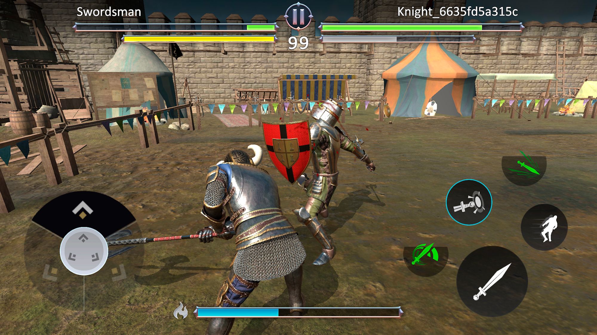 Knights Fight 2: New Blood - Android game screenshots.