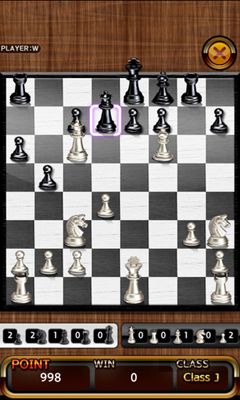 Gameplay of the The King of Chess for Android phone or tablet.