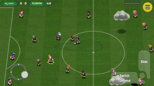 Gameplay of the Kung fu feet: Ultimate soccer for Android phone or tablet.