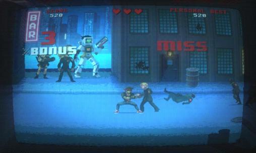 Gameplay of the Kung Fury: Street rage for Android phone or tablet.