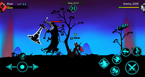 Kungfu master 2: Stickman league - Android game screenshots.