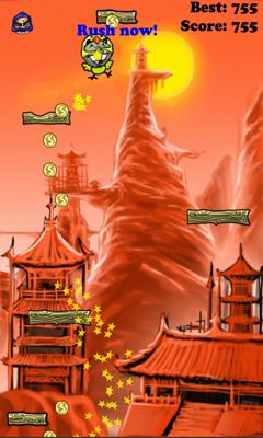 Gameplay of the Kungfu Jump for Android phone or tablet.