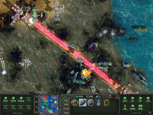 Gameplay of the Land air sea warfare for Android phone or tablet.