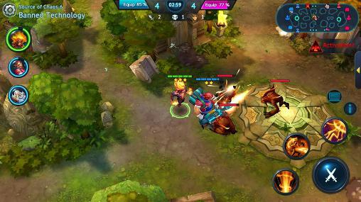Gameplay of the Land of heroes for Android phone or tablet.