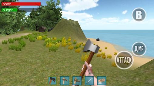 Gameplay of the Landlord 3D: Survival island for Android phone or tablet.