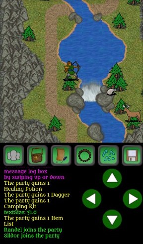 Gameplay of the Lanterna: The exile for Android phone or tablet.