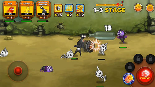 Larva action fighter - Android game screenshots.