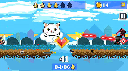 Laser kitty: Pow! Pow! - Android game screenshots.