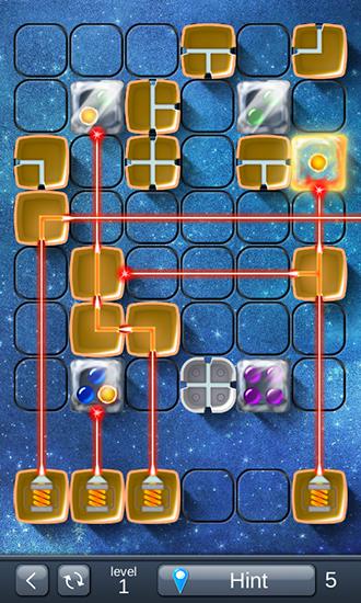 Gameplay of the Laser box: Winter for Android phone or tablet.