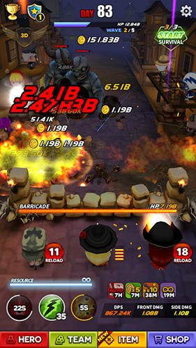 Last zombie - Android game screenshots.
