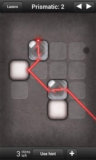 Gameplay of the Lazors for Android phone or tablet.