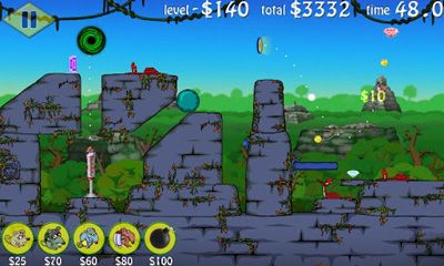 Gameplay of the Lazy Snakes for Android phone or tablet.