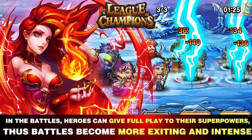 Gameplay of the League of champions. Aeon of strife for Android phone or tablet.