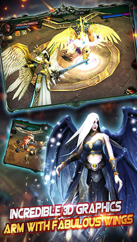 Gameplay of the League of dark: Harvest souls for Android phone or tablet.