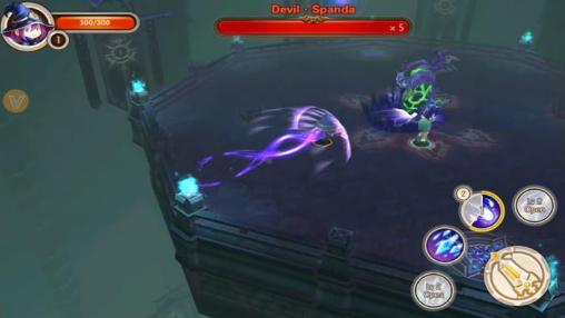 Gameplay of the League of defenders for Android phone or tablet.