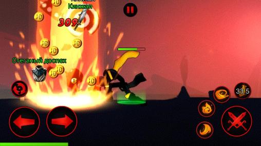 Gameplay of the League of Stickman v1.2.3 for Android phone or tablet.