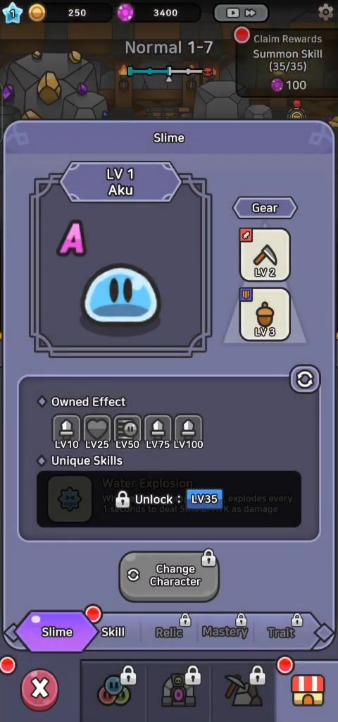 Legend of Slime: Idle RPG - Android game screenshots.