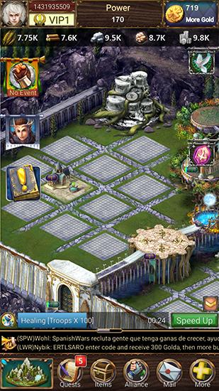 Gameplay of the Legend of empire: Expedition for Android phone or tablet.
