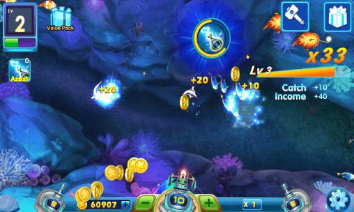 Gameplay of the Legend of fishing for Android phone or tablet.