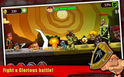 Gameplay of the Legend vs. zombies for Android phone or tablet.