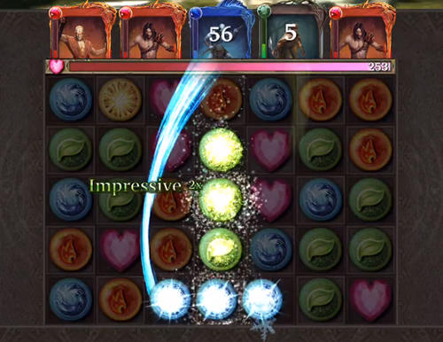 Gameplay of the Legendary: Game of heroes for Android phone or tablet.
