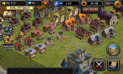 Gameplay of the Legends at war for Android phone or tablet.