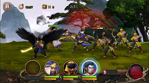 Gameplay of the Legends of 100 heroes for Android phone or tablet.