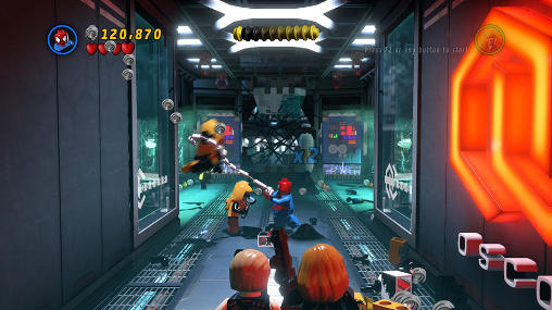 Gameplay of the LEGO Marvel super heroes v1.09 for Android phone or tablet.