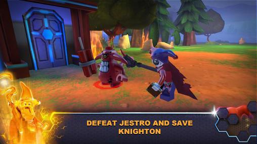 Gameplay of the LEGO Nexo knights: Merlok 2.0 for Android phone or tablet.
