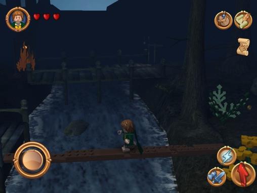 Gameplay of the LEGO The lord of the rings for Android phone or tablet.