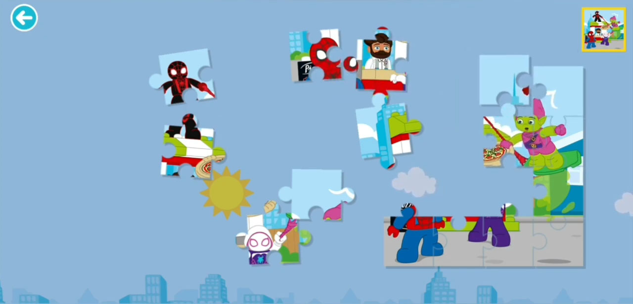 LEGO® DUPLO® MARVEL - Android game screenshots.