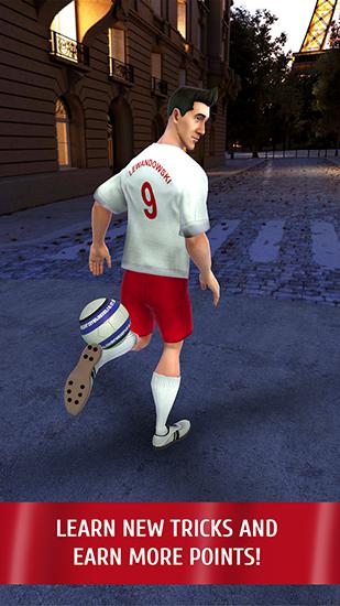 Gameplay of the Lewandowski: Euro star 2016 for Android phone or tablet.
