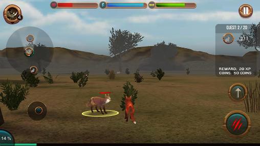 Gameplay of the Life of wild fox for Android phone or tablet.