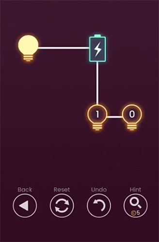 Light on: Line connect puzzle - Android game screenshots.