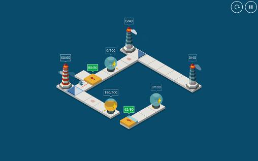 Gameplay of the Light house for Android phone or tablet.