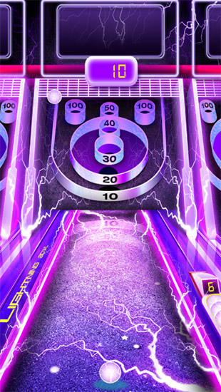 Gameplay of the Lightning bowl. Electric arcade bowl pro for Android phone or tablet.